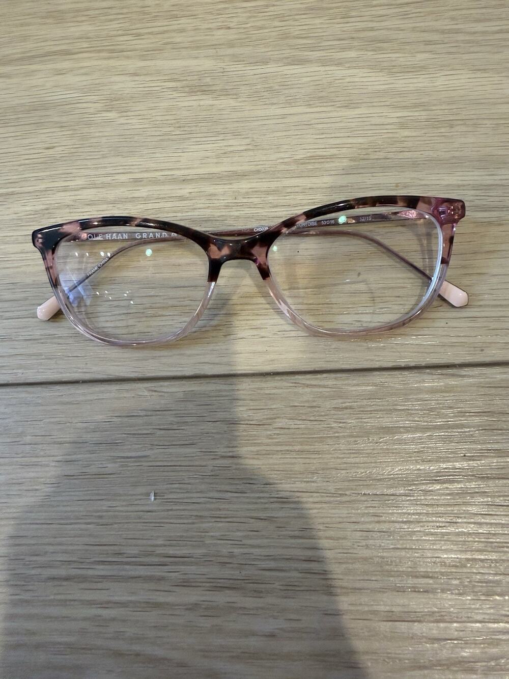 Cole Haan Eyeglasses CH5039 651 BLUSH TORTOISE Cat Eye 53-16-140